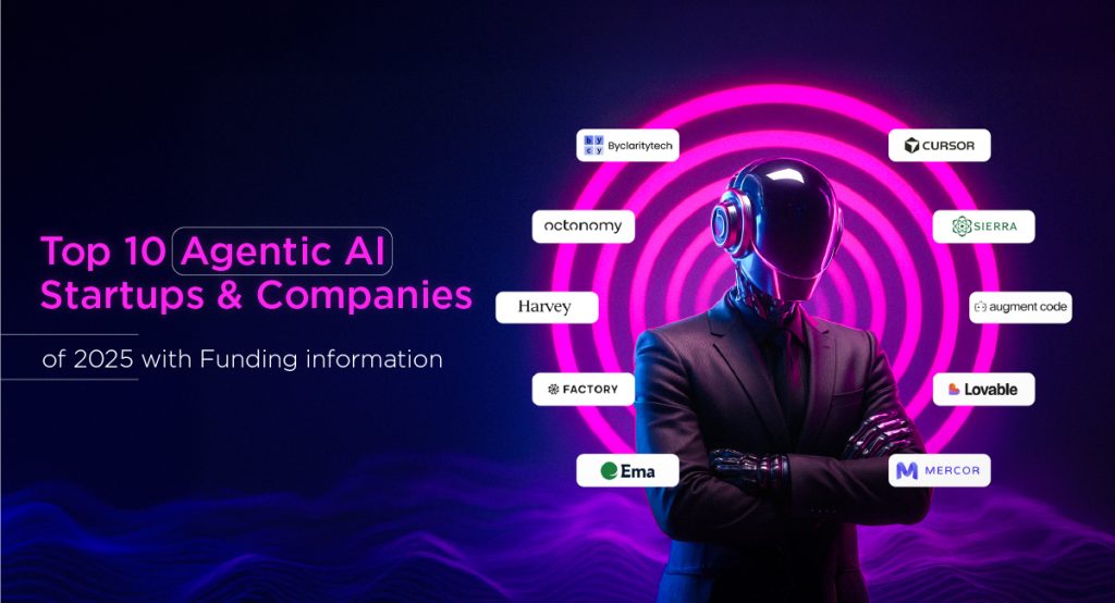Top 10 Agentic AI Startups & Companies of 2025 with Funding information