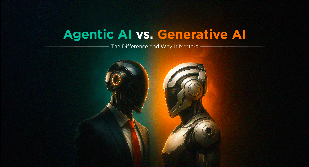 Agentic AI vs. Generative AI: The Difference and Why It Matters