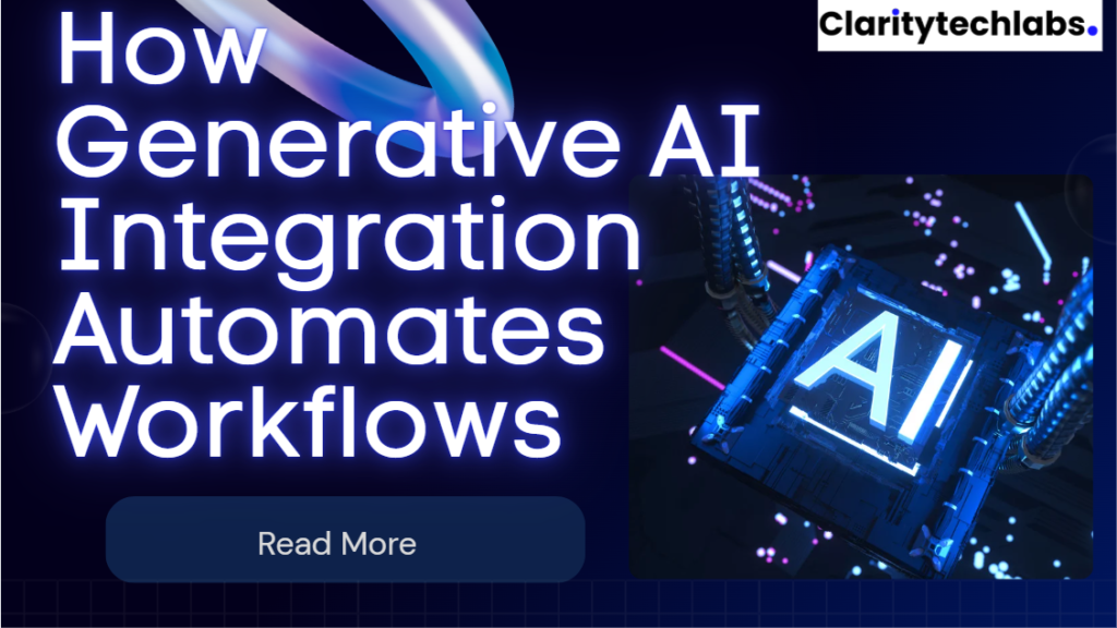How Generative AI Integration Actually Automates Workflows
