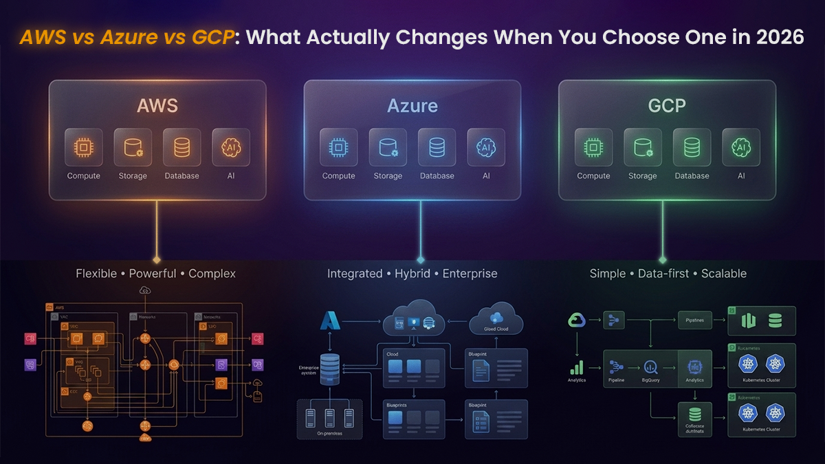 AWS vs Azure vs GCP: What Actually Changes When You Choose One in 2026