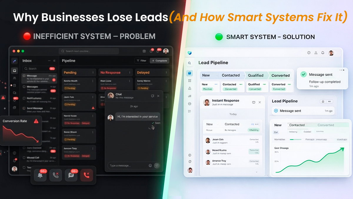 Why Businesses Lose Leads (And How Smart Systems Fix It)